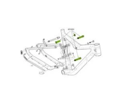 Cannondale Kp435/ Link Hardware Kit Per Scapel-si