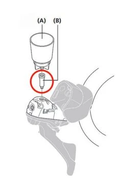 Shimano Adattatore Con O-ring Per Spurgo St-r9170/9120 -Offerte Bicicletta Negozio inserto