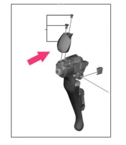 Shimano Placchetta St-9001 Dx Dura-ace Con Vite