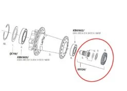 Cannondale Kh124/ Tappo Mozzo Lefty Supermax