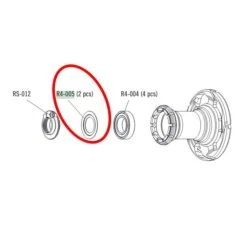 Fulcrum Distanziale Mozzo Racing 4 2pz